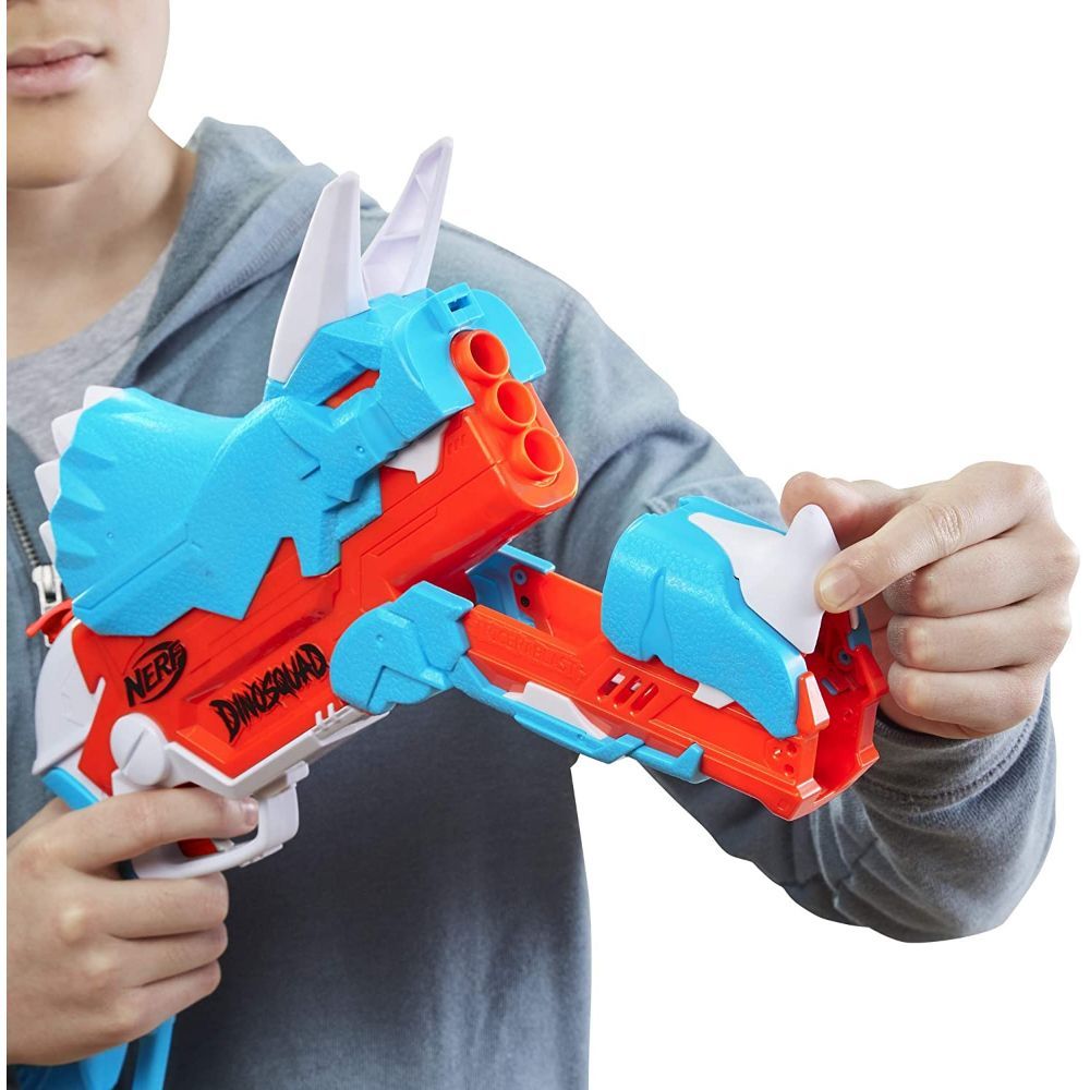 Nerf DinoSquad Tricera-Blast Dart Blaster Nerf DinoSquad Tricera-Blast Dart Blaster