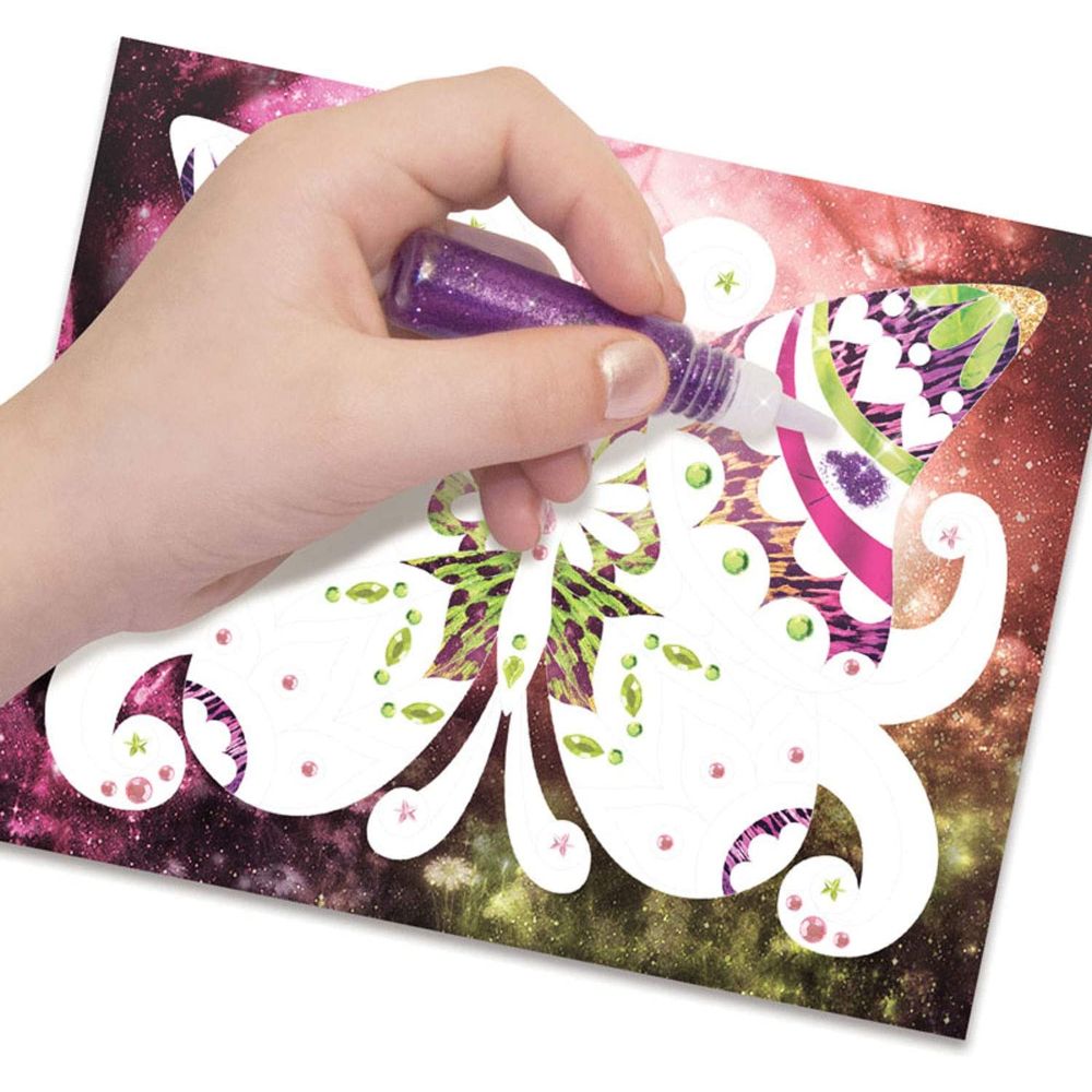 Nebulous Stars Glitter And Foil Art