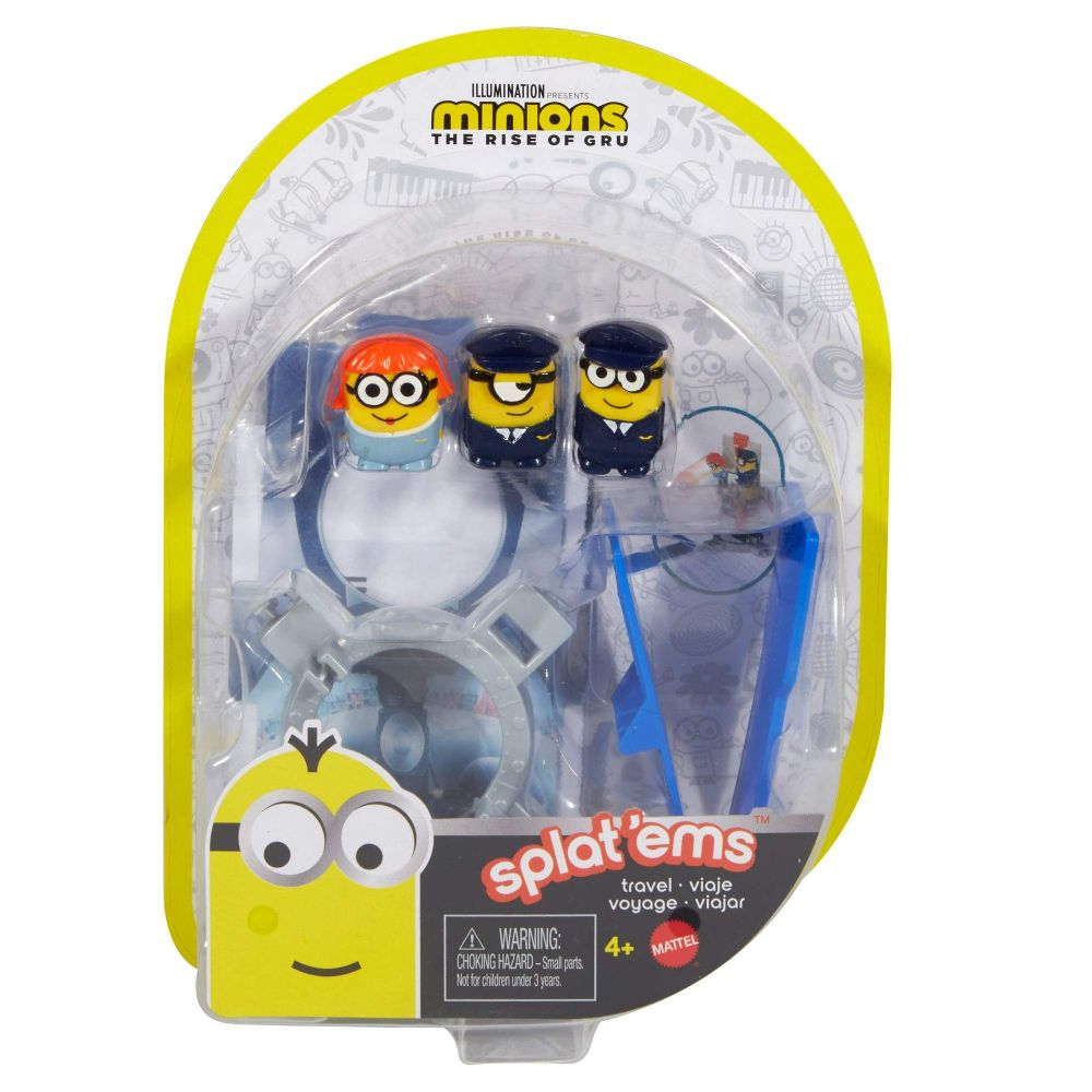 Minion Toy 3 Pieces Eames Splat Toys