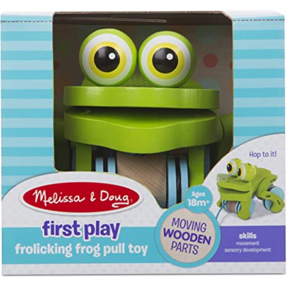 Melissa & Doug Frolicking Frog Pull Toy