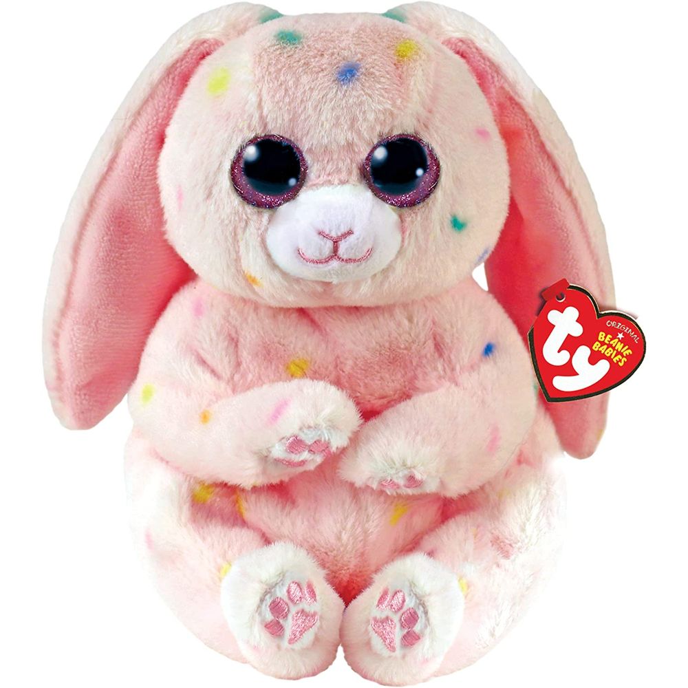 TY Beanie Bellies Bunny may Pink Reg