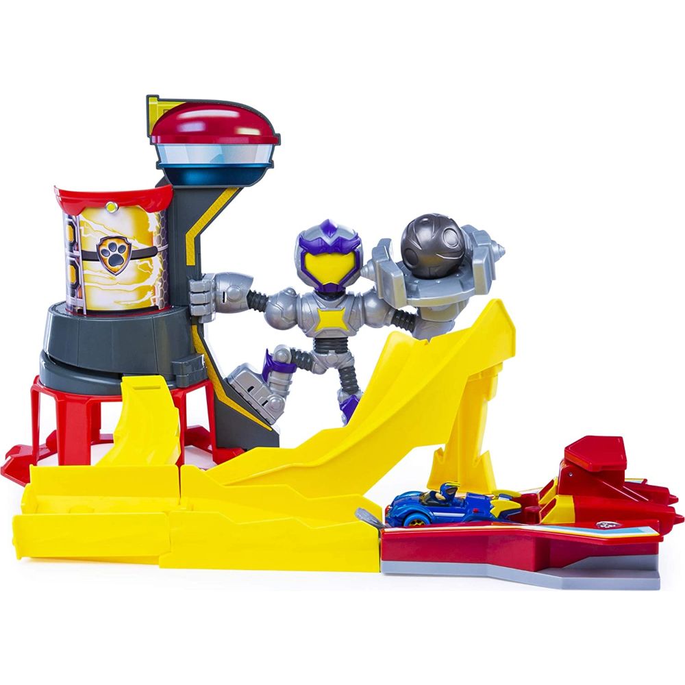 Paw Patrol, True Metal Mighty Meteor Die-Cast Track Set with Exclusive Chase Vehicle, 1:55 Scale