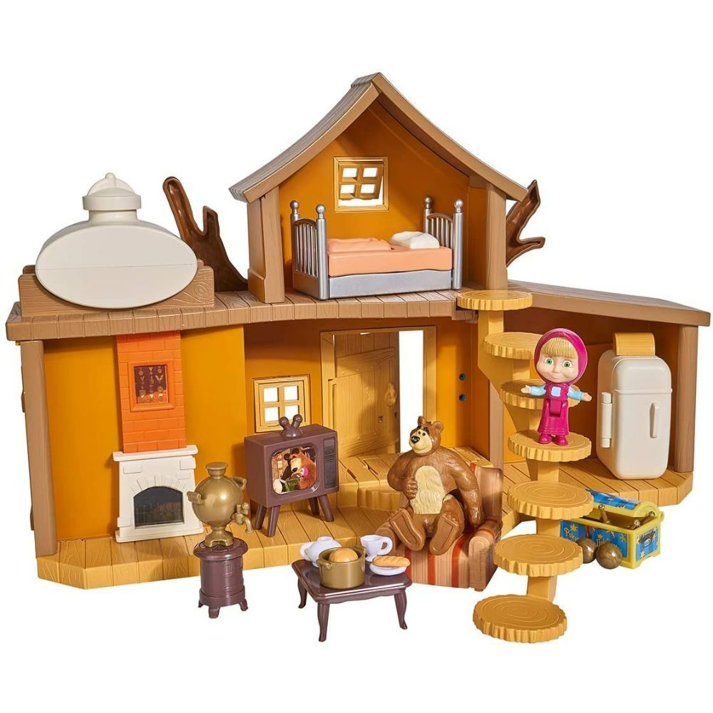 Simba - Masha and the Bear Play Set Big Bear House