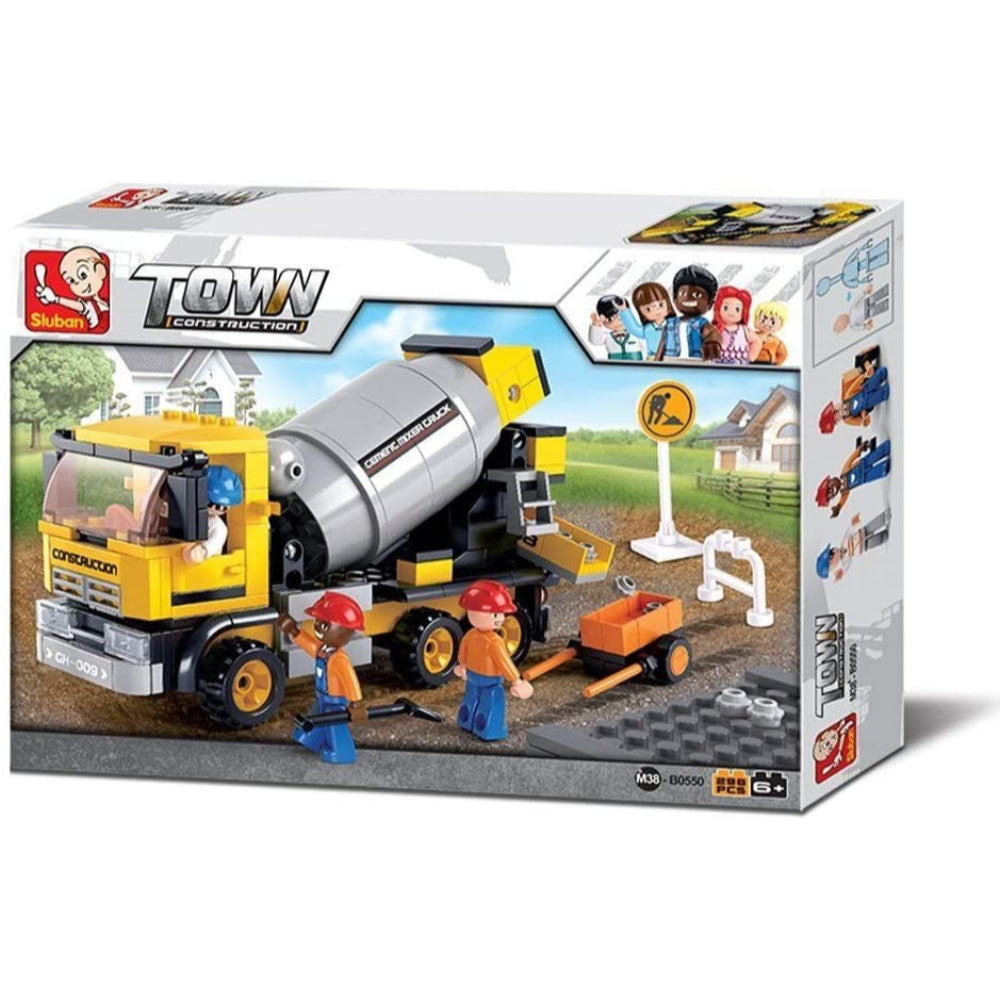 Sluban Construction-Cement Mixer Truck (248PCS)  Image#1