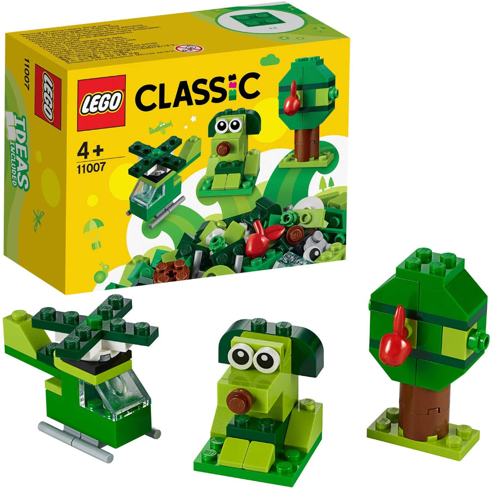 LEGO Classic 11007 Creative Green Bricks Building Kit 60 Pieces Toys4me