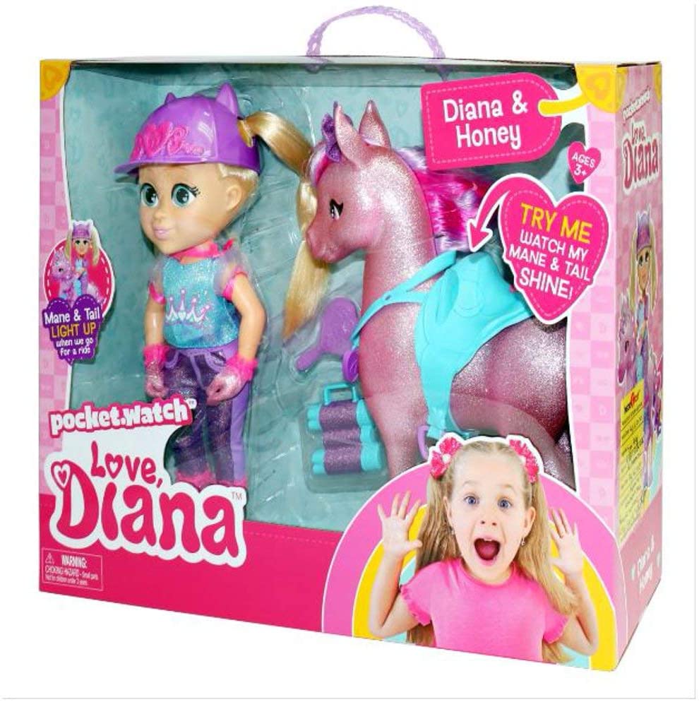 Love Diana Horse Set Feature Doll