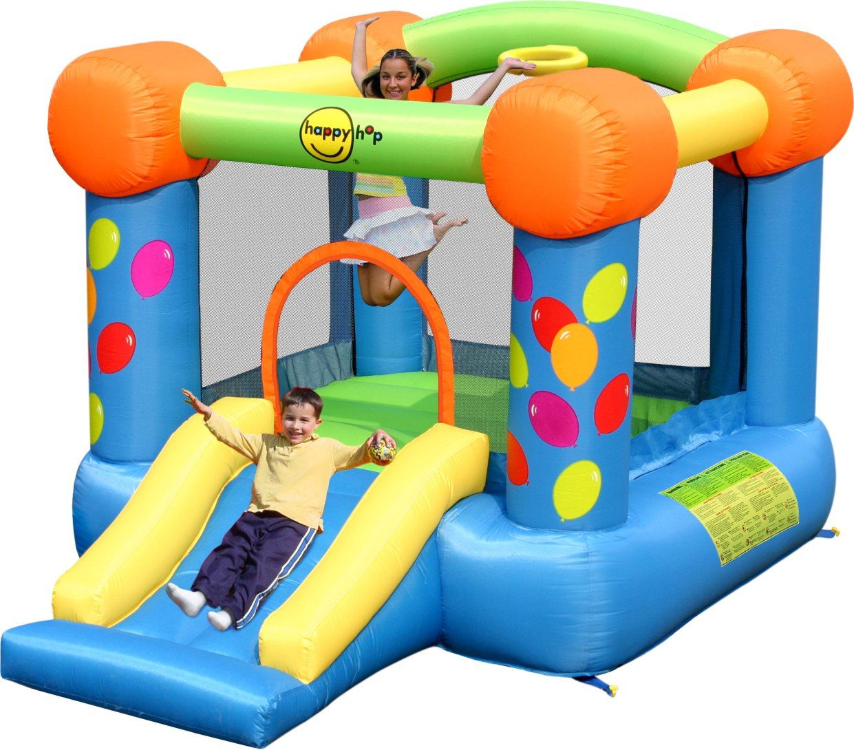 Happy Hop Party Slide and Hoop Bouncer  Image#2