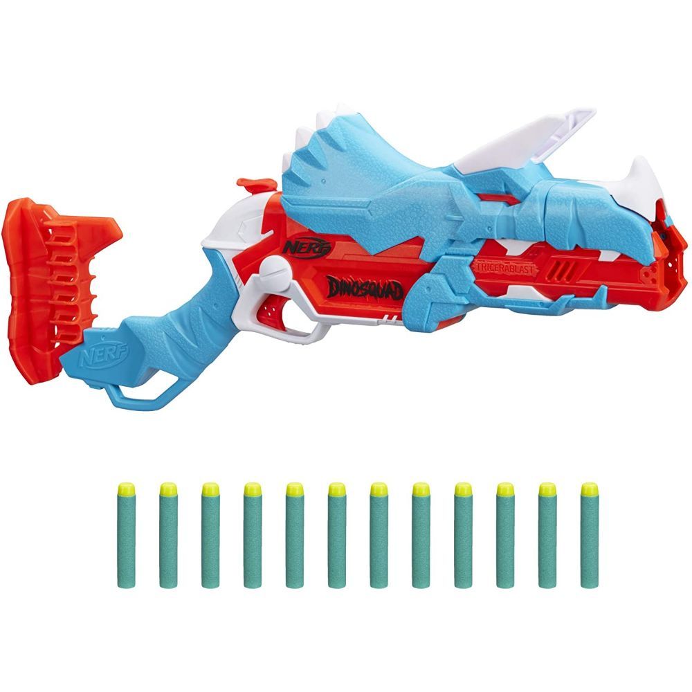 Nerf DinoSquad Tricera-Blast Dart Blaster