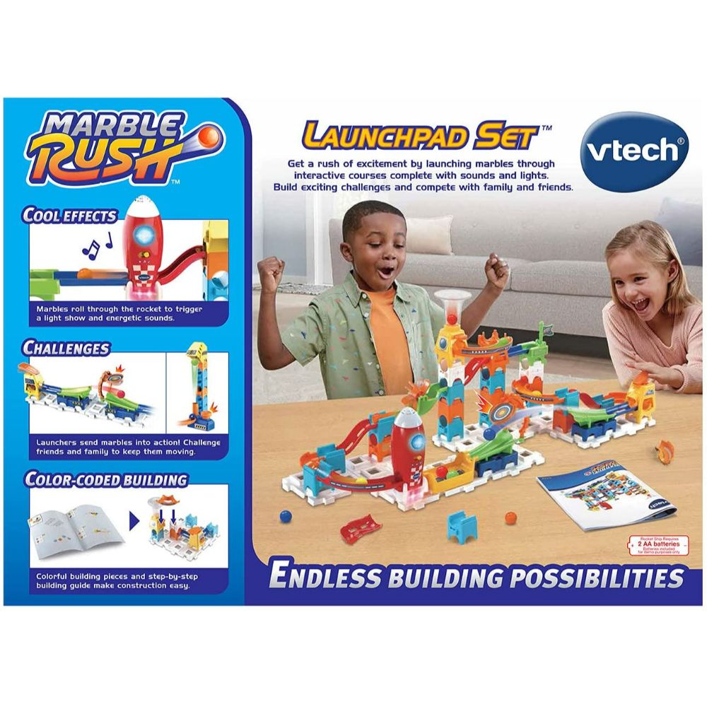 VTech Marble Rush Launchpad Set, Multicolor