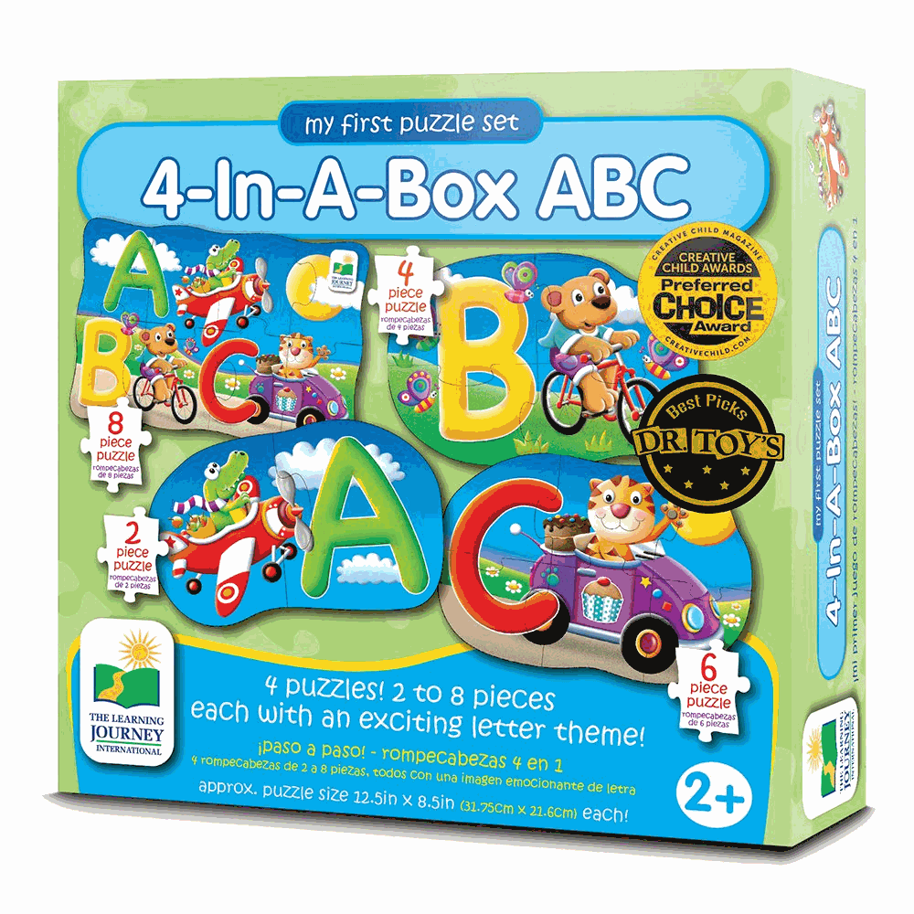 The Learning Journey My First Puzzle Sets  4-In-A-Box Puzzles - Abc  Image#1