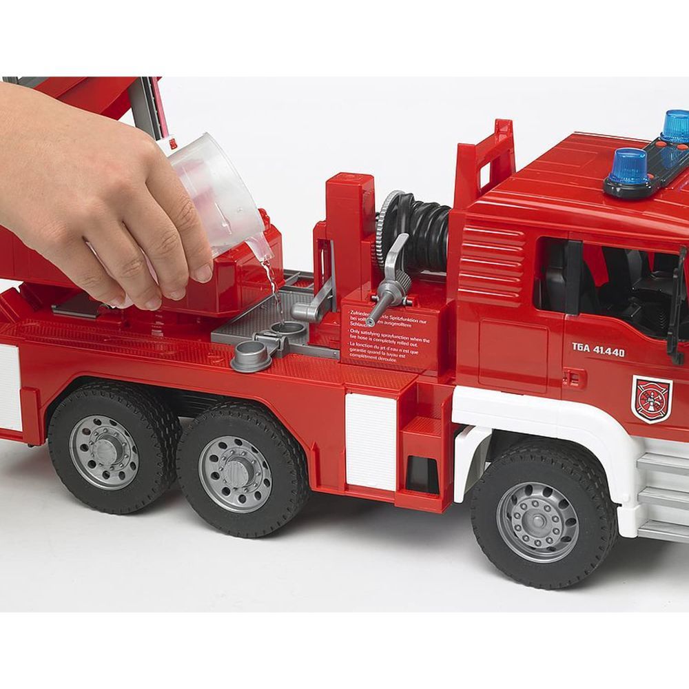 Bruder 2771 Man TGS Fire Engine with Ladder Water pump