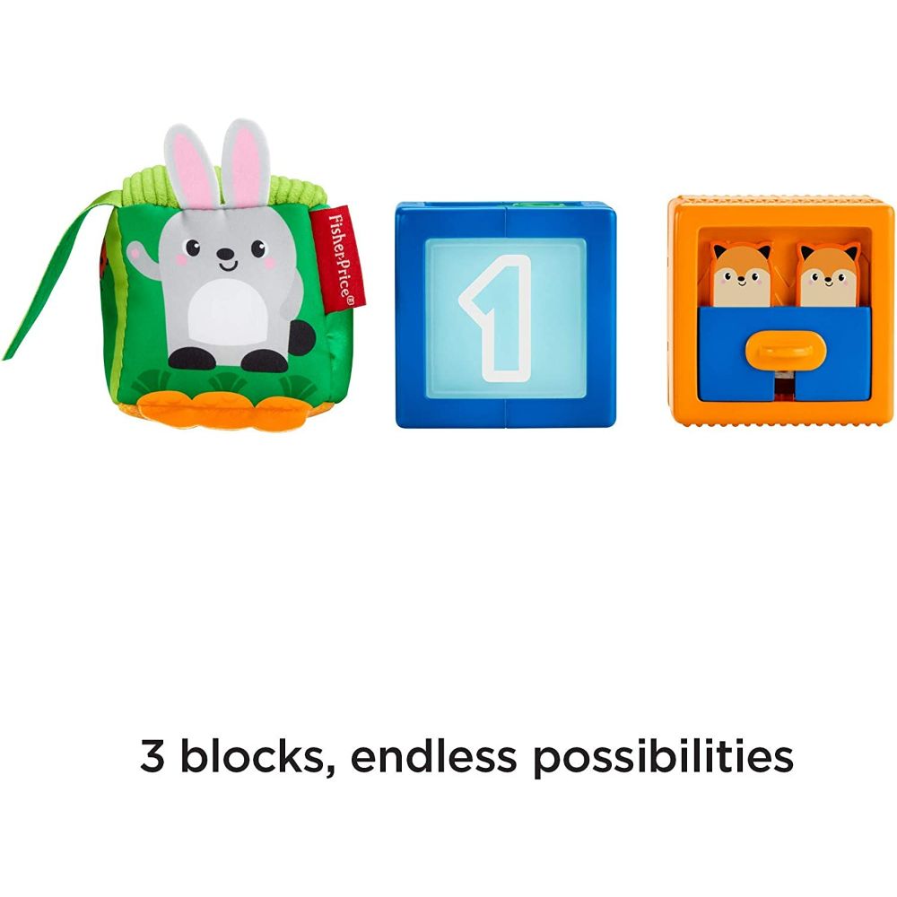 Fisher Price Stack Discover Sensory Blocks