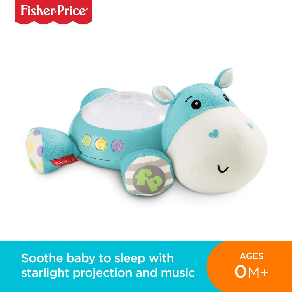 Fisher-Price Hippo Plush Projection Soothe