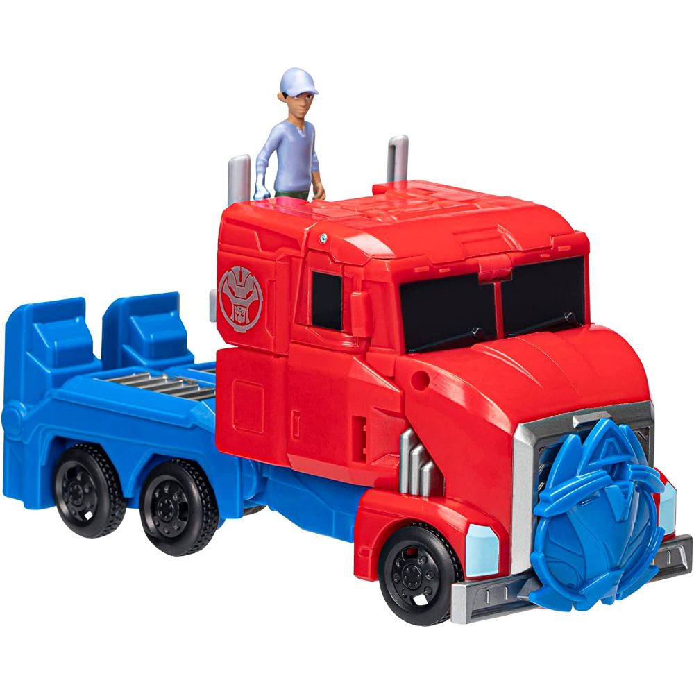 Transformers EarthSpark - Spin Changer Optimus Prime with Robby Malto Transformers EarthSpark - Spin Changer Optimus Prime with Robby Malto
