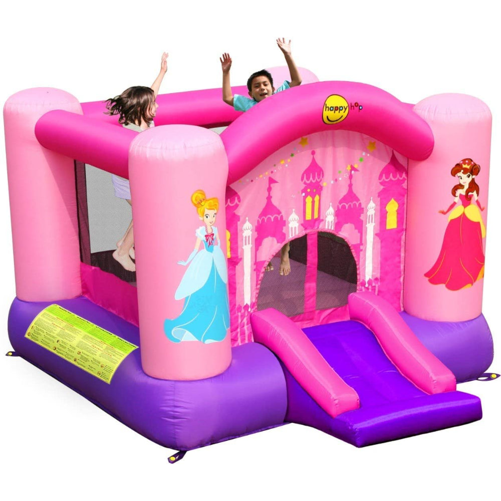 Happy Hop Princess Slide and Hoop Bouncer