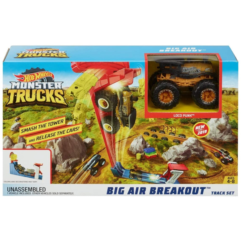 Hot Wheels  Monster Toy Truck Slam Launcher Play Set  Image#1