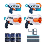 X-SHOT EXCEL Double Kickback Double Reflex 6 Foam Dart Blaster  Image#1