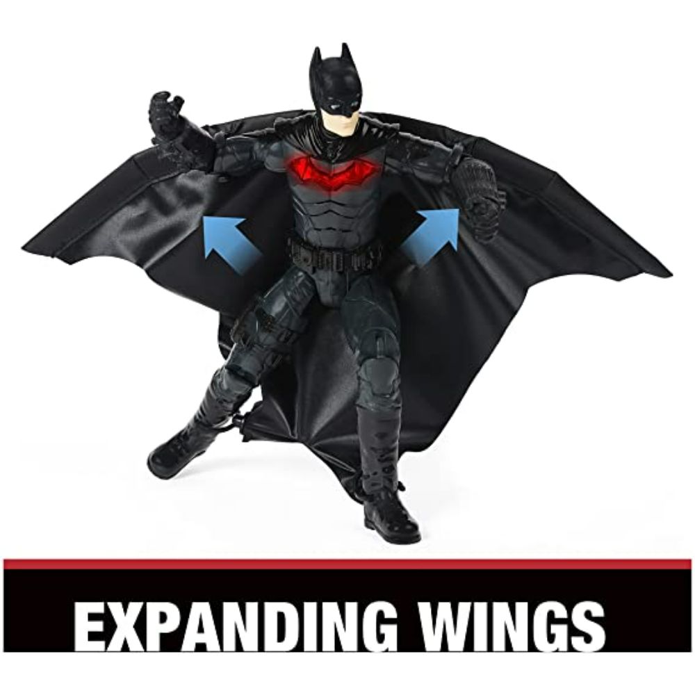 DC Comics, Batman 12-inch Wingsuit Action Figure with Lights and Phrases