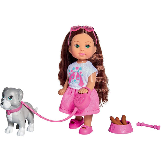 Evi Love Hondenoppas Dog Sitter Toy – Simba Figure With Carrier And Puppies, Interactive Play Set For Kids - View #6