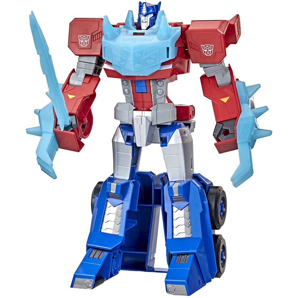 Transformers Toys Bumblebee Cyberverse Adventures Dinobots Unite Roll N’ Change Optimus Prime