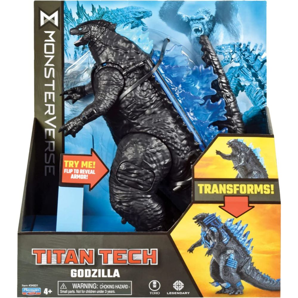 MonsterVerse 8" Deluxe Transforming Titan Tech Godzilla Vs. Kong Assorted