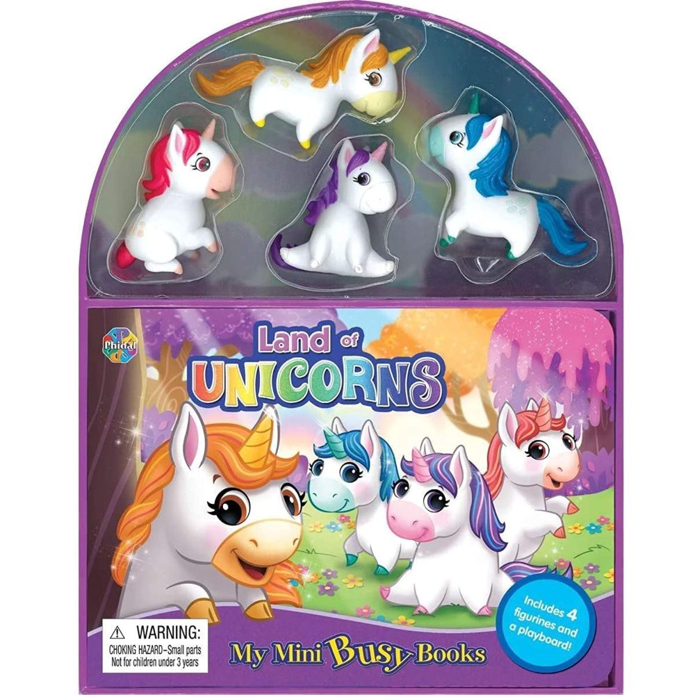 Phidal - Land Of Unicorn Mini Busy Books