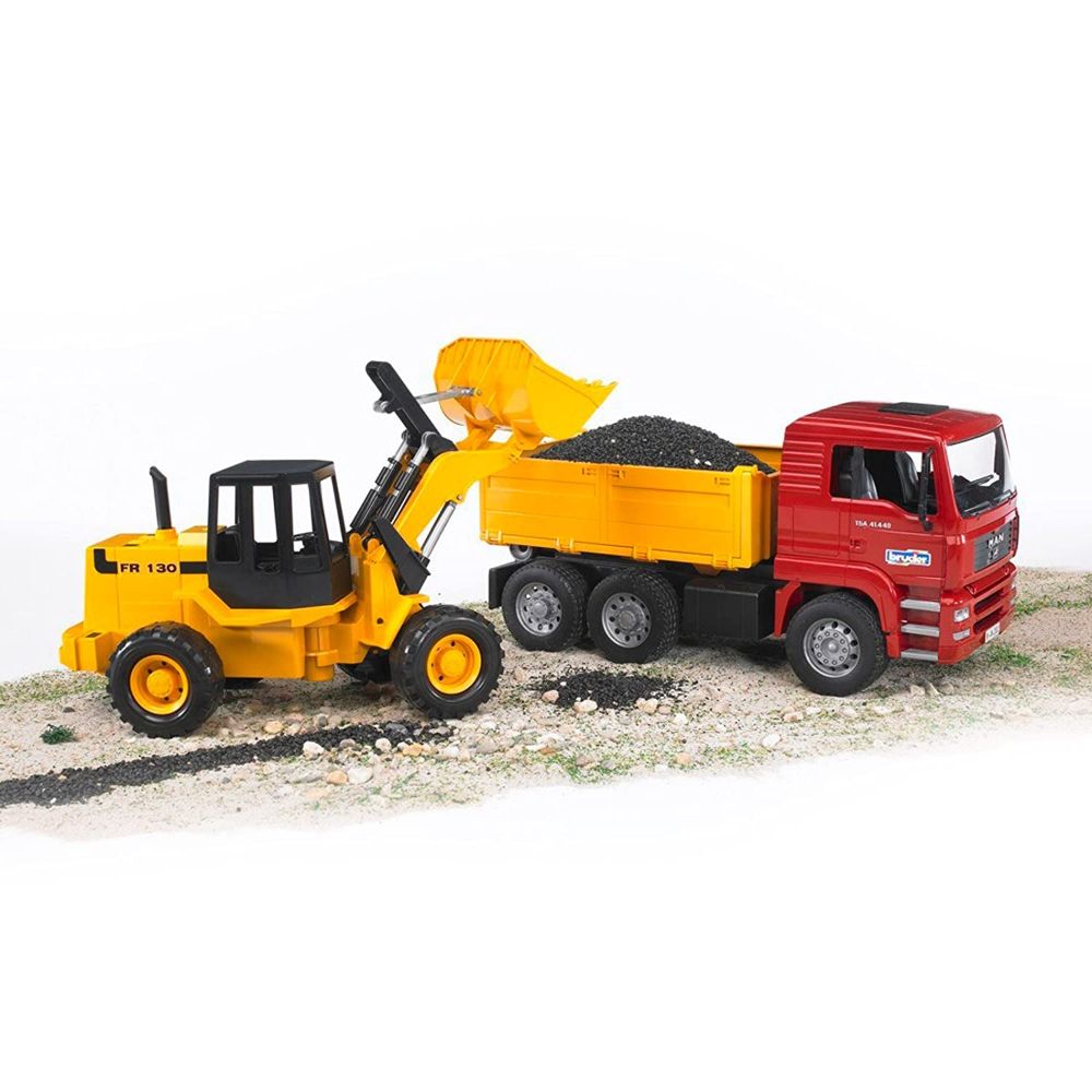 Bruder Construction Truck and Articulated Road Loader FR 130