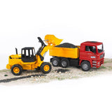 Bruder Construction Truck and Articulated Road Loader FR 130