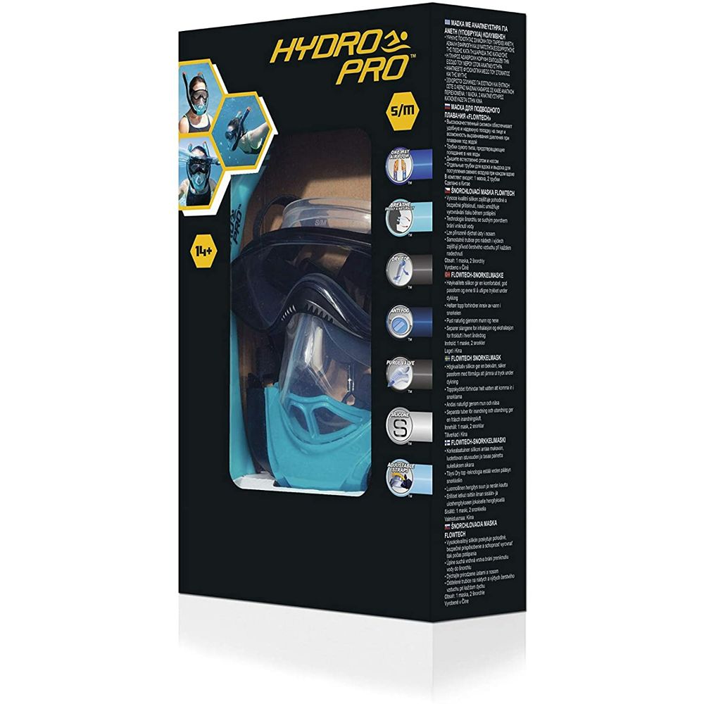 Bestway Hydro Pro Sea-Clear Flotech Snorkeling Mask S/M,