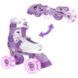 Y-volution Neon Combo Skates (SIZE 34-37) Purple