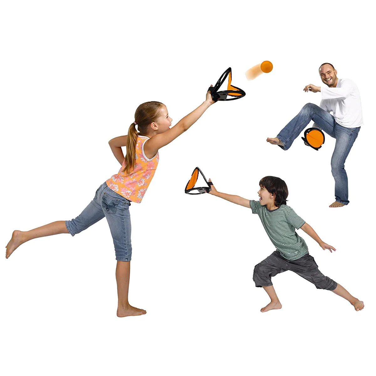 Simba Squap Catch Ball Game Set (Black/Orange) Simba Squap Catch Ball Game Set (Black/Orange)