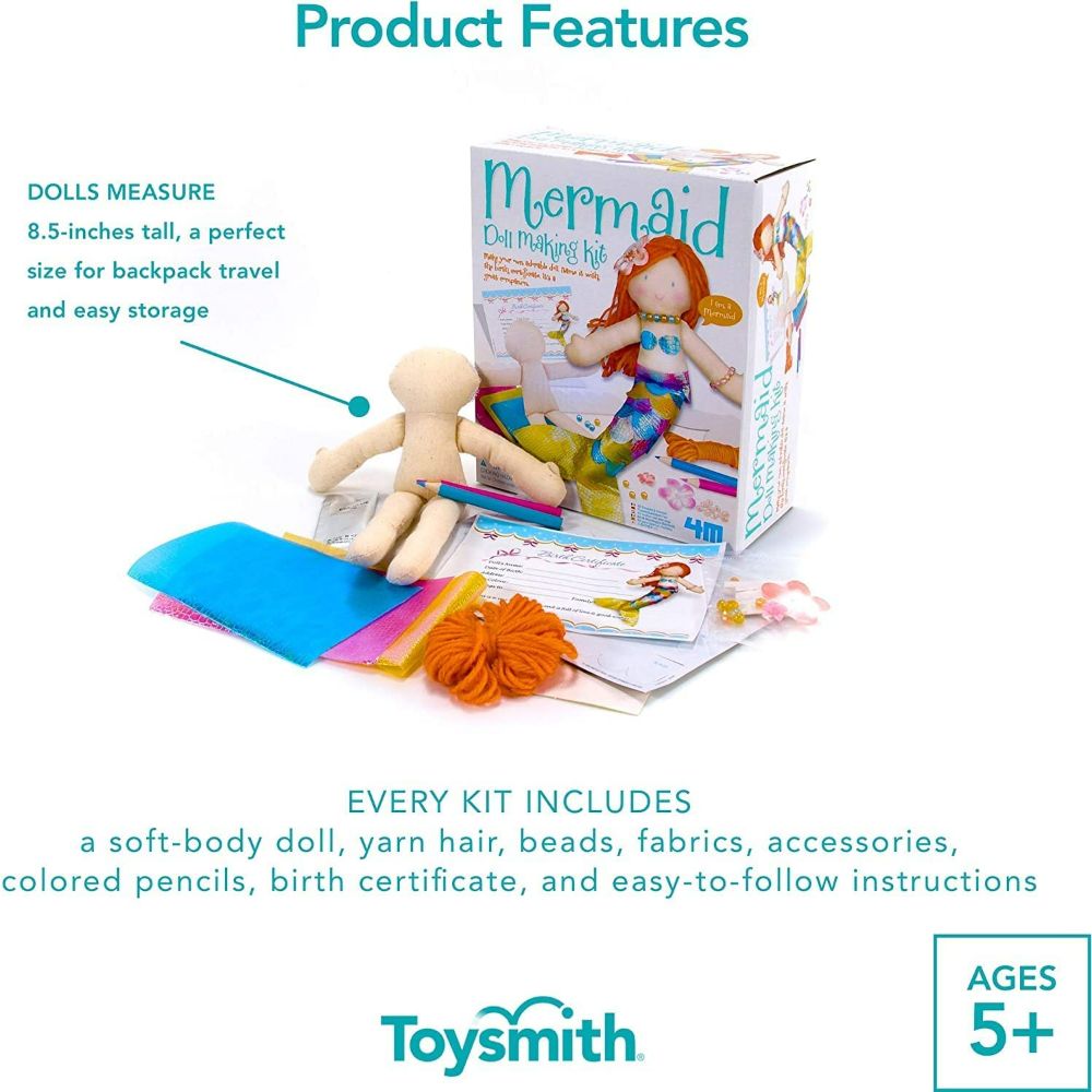 4M Doll Making Kit Mermaid