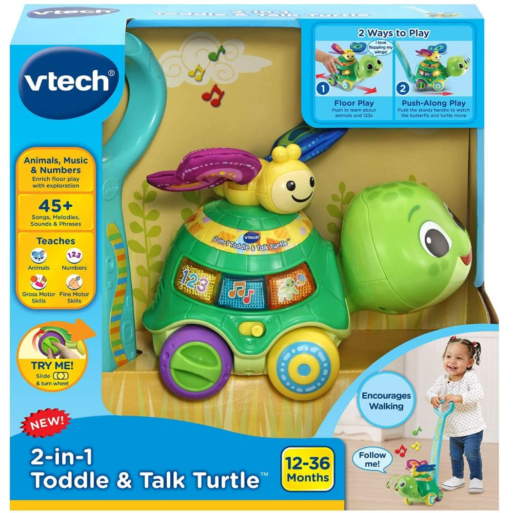 VTech 2-in-1 Toddle and Talk Turtle