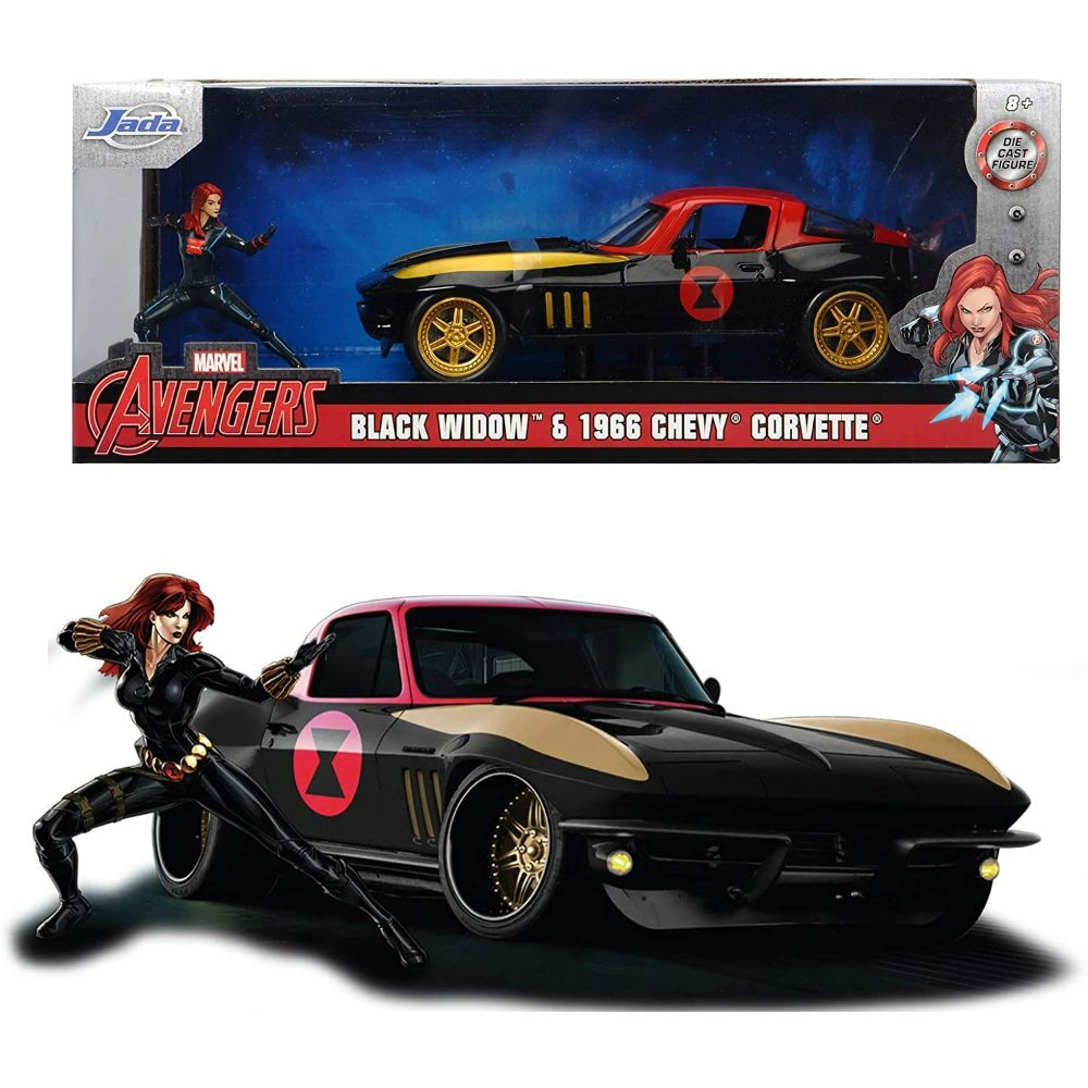 Amazon.com: Jada 1:24 Diecast 1966 Chevy Corvette Stingray