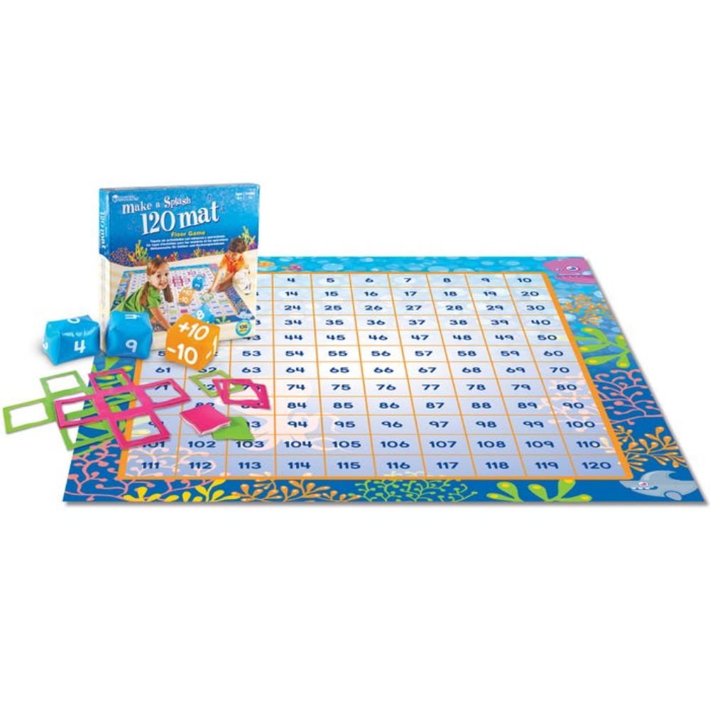 Learning Resources Make a Splash 120 Mat Floor Game