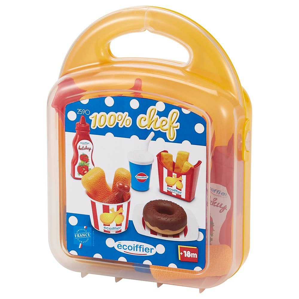 Ecoiffier Case set with nuggets and donuts  Image#2