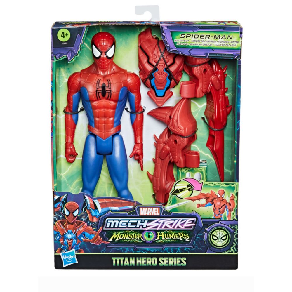 Marvel Mech Strike Monster Hunters Titan Hero Series Hunter Suit Spider-Man