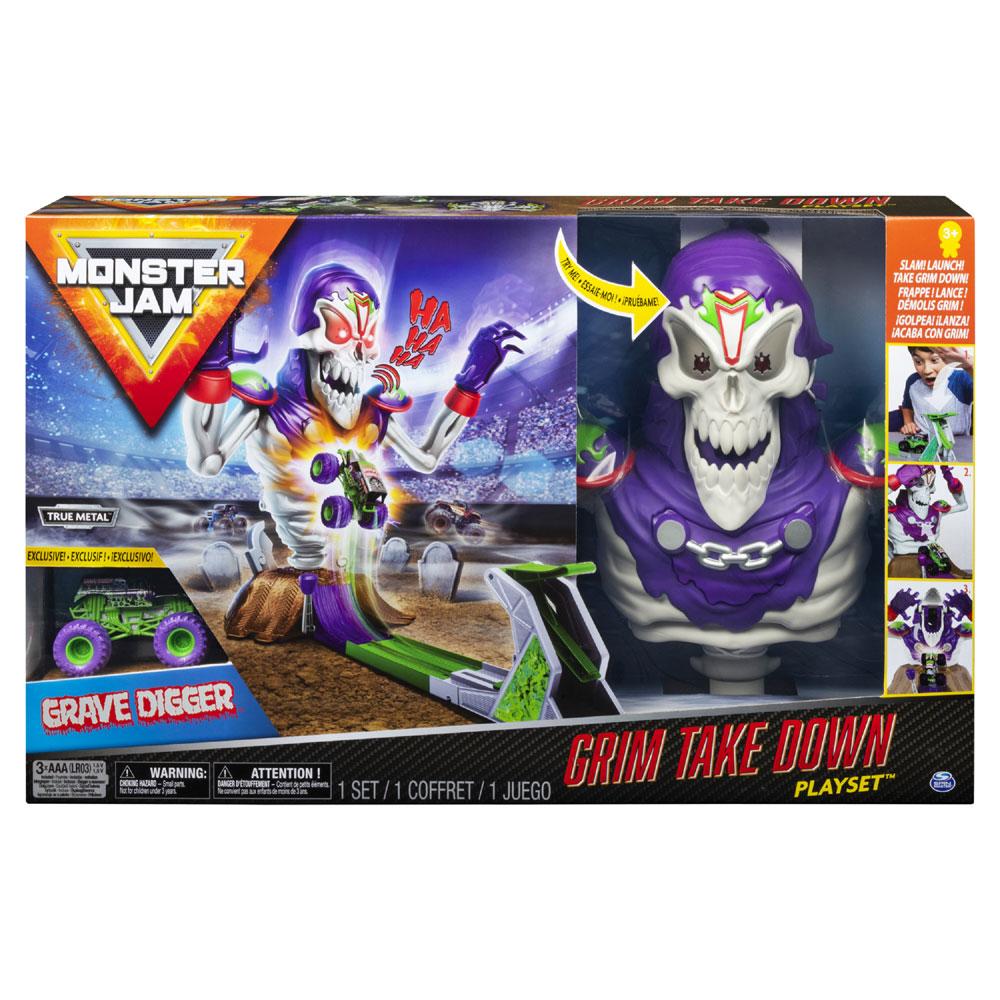 Monster Jam Grim Take Down Playset  Image#1