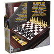 Spin Mastergame Family 10 Game Set Wood  Image#1