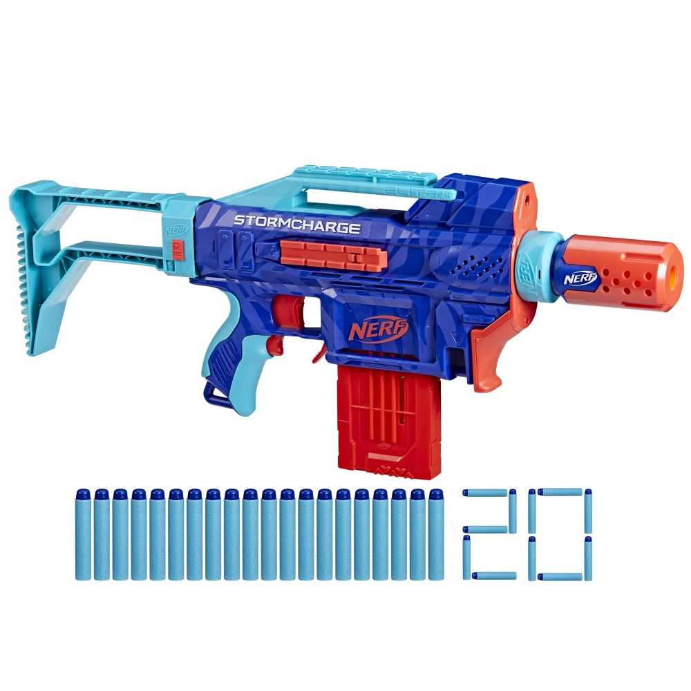 Nerf - Elite 2.0 Storm Charge Wild Edition Blaster Nerf - Elite 2.0 Storm Charge Wild Edition Blaster