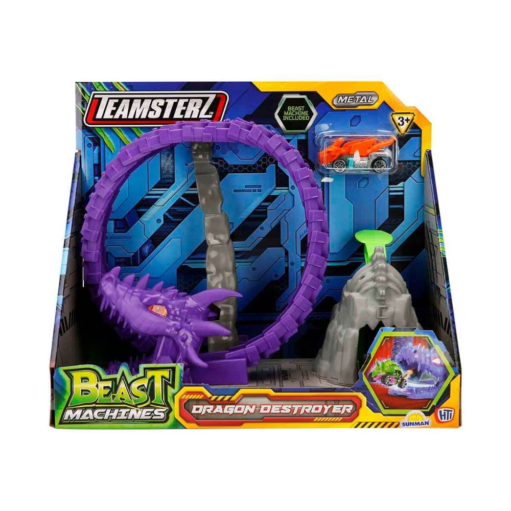 Teamsterz - Beast Machines Dragon Destroyer with 1 car