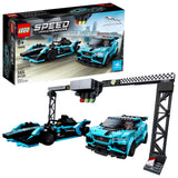 Lego Speed Champions Formula E Panasonic Jaguar Racing Gen2 car & I-Pace Etrophy  Image#1