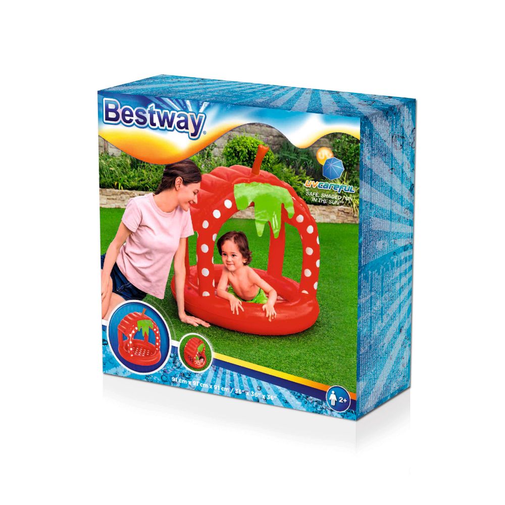 Bestway, 36″ x 36″ x 36″/91cm x 91cm x 91cm Very Berry Baby Pool Bestway, 36″ x 36″ x 36″/91cm x 91cm x 91cm Very Berry Baby Pool