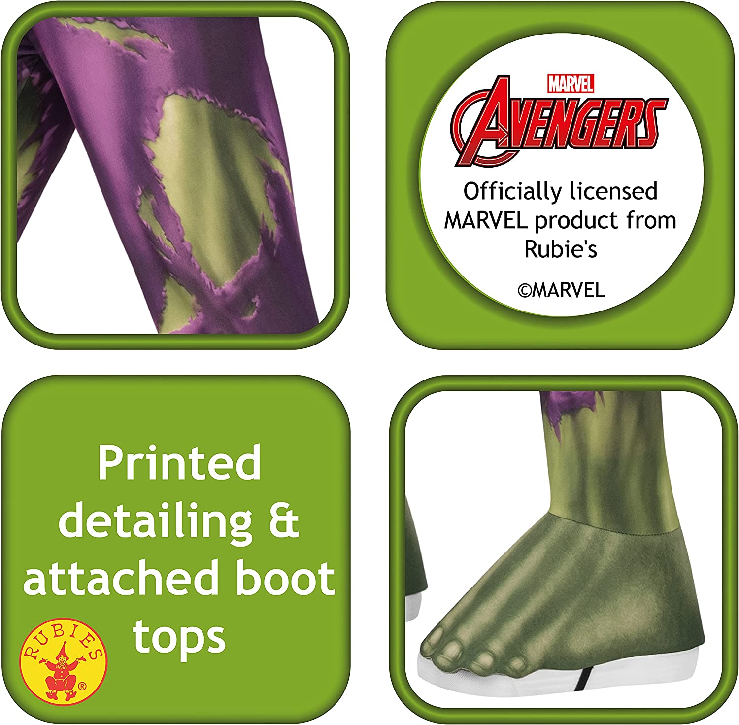 Rubies Marvel Hulk Classic - Large Rubies Marvel Hulk Classic - Large