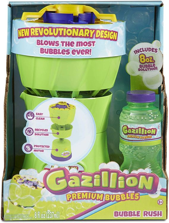 Gazillion Bubble Rush Bubble Blower Machine Bubbles