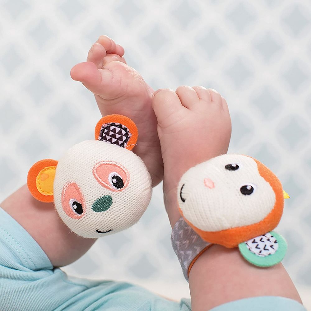 Infantino Rattles Monkey N' Panda