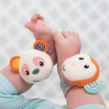 Infantino Rattles Monkey N' Panda