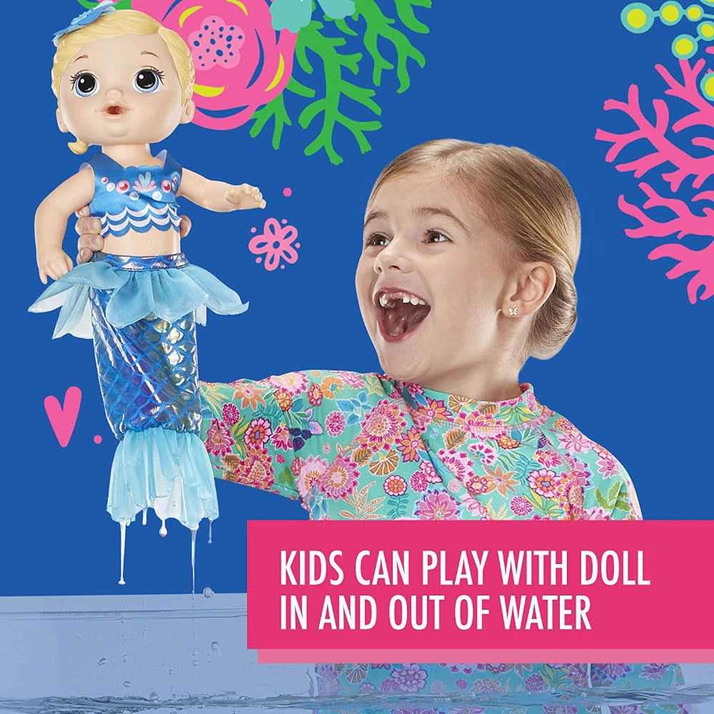 Baby Alive Shimmer N Splash Mermaid Bld Hair  Image#5