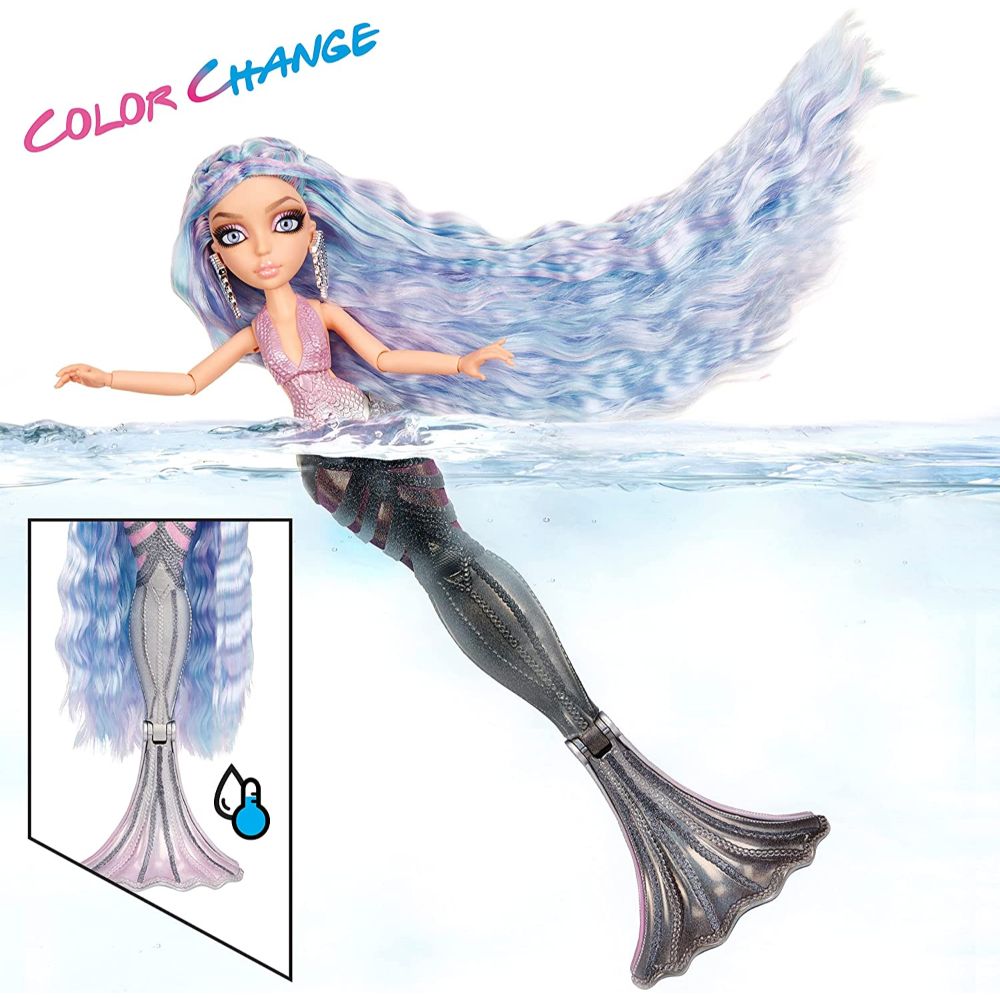Mermaze Mermaidz Deluxe Color Change Orra doll with Glitter Hair Gel