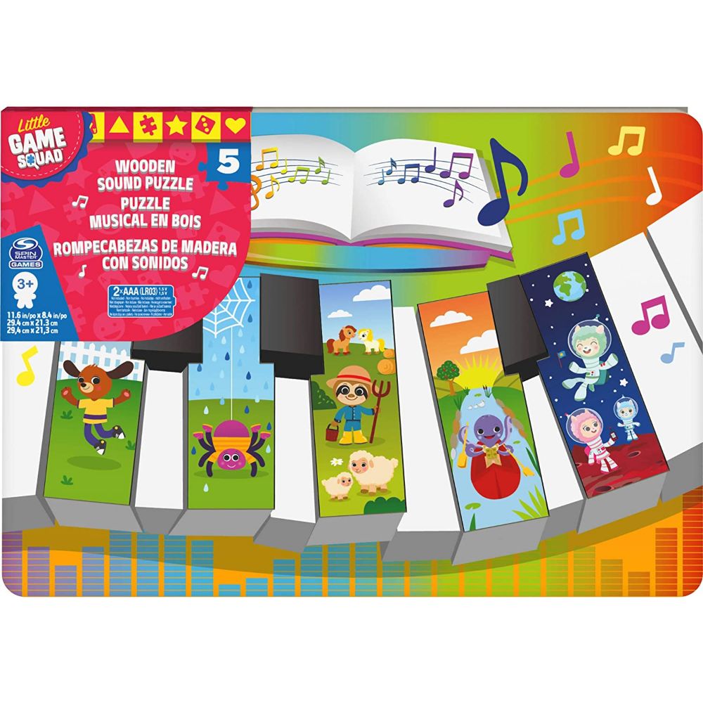 Spin Master Game Squad Piano Wood Sound Puzzle Spin Master Game Squad Piano Wood Sound Puzzle